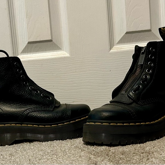 Dr. Martens Black Platform Boots - Picture 2 of 4